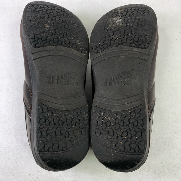 Dansko XP Leather Slip On Clog Shoes - Picture 9 of 9